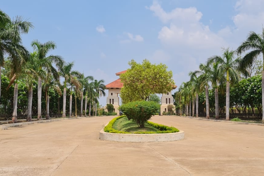 IMG-20231017-WA0050 The grand forest-themed entrance of Foresta, Old Dhamtari Road—where luxury meets nature.