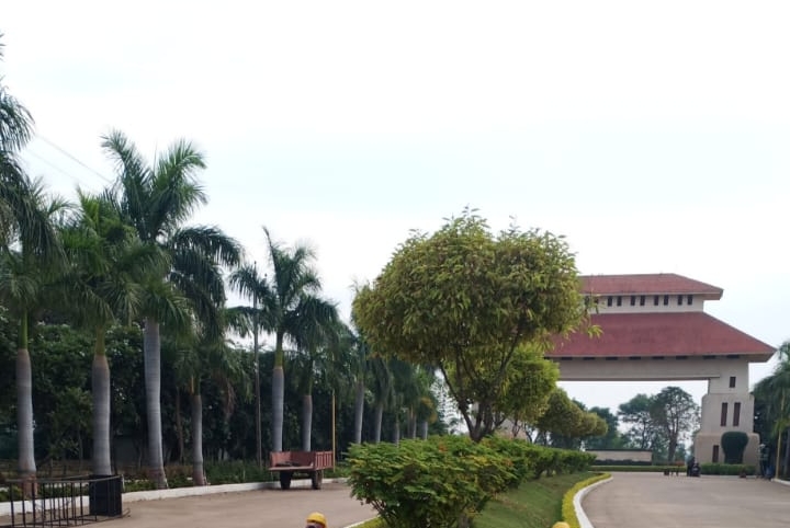IMG-20231017-WA0052 The grand forest-themed entrance of Foresta, Old Dhamtari Road—where luxury meets nature.