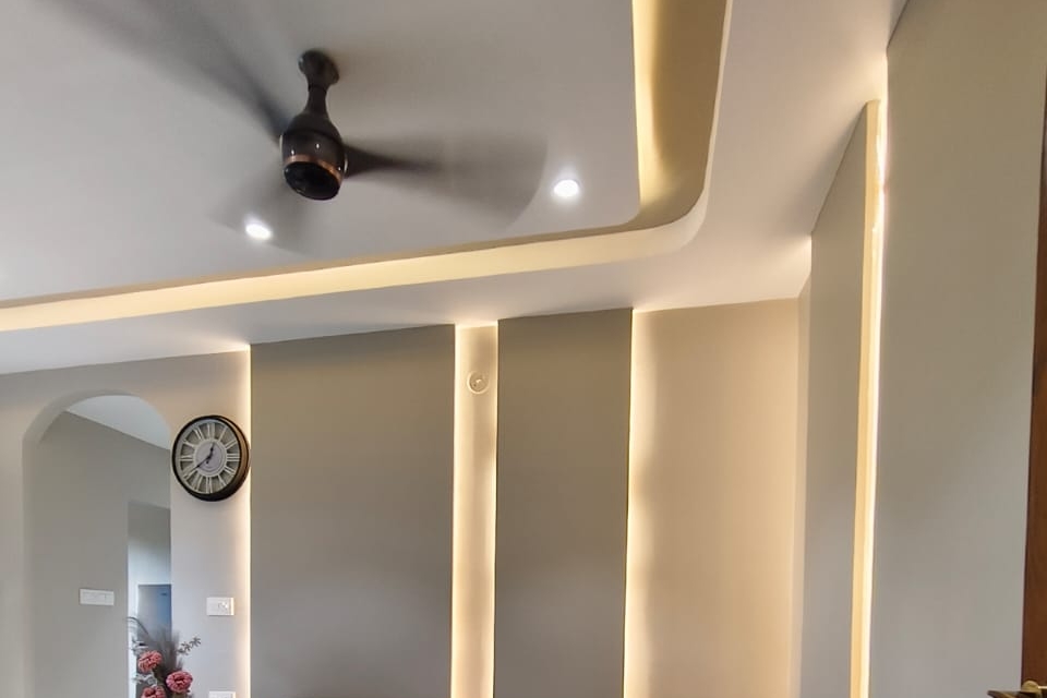 Spacious and well-ventilated 2 BHK flat interior in Raipur, available for under 35 lakhs.