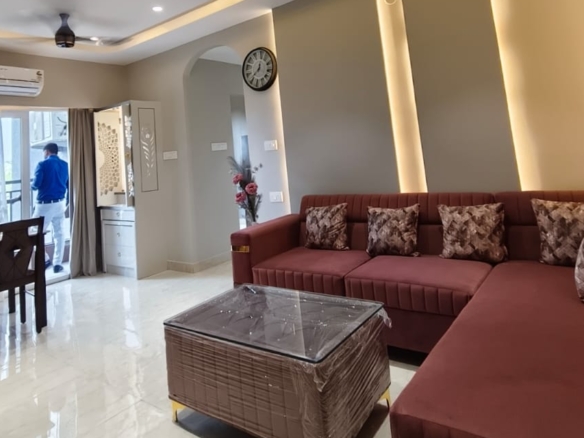 Spacious and well-ventilated 2 BHK flat interior in Raipur, available for under 35 lakhs.